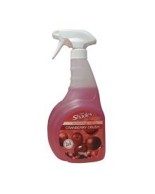Clean and Clever Cranberry Air Freshener Spray 750ml – Pack of 6 | Odour Eliminator