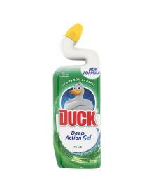 Toilet Duck Deep Action Gel Pine 750ml (12 Pack) | Kills 99.99% Bacteria