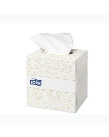 Tork Facial Tissue Cube White 2 Ply 20x21cm