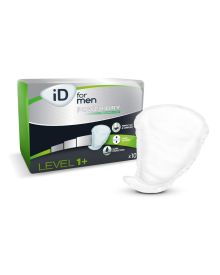 iD for Men Pad Normal Level 1+ | 385ml Absorbency | Discreet Male Incontinence Protection