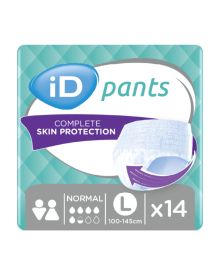 iD Pants Normal | Pull-Up Incontinence Pants with Up to 1250ml Absorbency for Light to Moderate