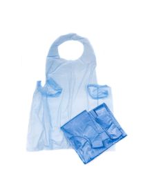 Blue Polythene Apron Premium | Medium Duty Disposable Aprons – Flat Pack
