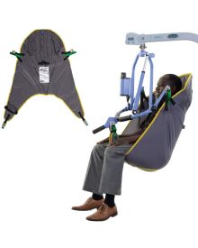 Oxford Full Body Net Sling with Padded Legs – Large | Clip Fixing
