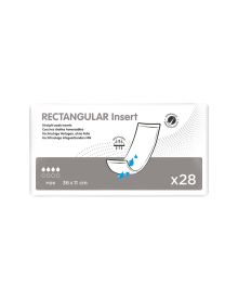 iD Rectangular Insert Pad Mini 11x36cm – 490ml Absorbency | Booster Pads for Light Incontinence