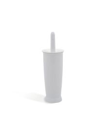 Addis Toilet Brush Set – White | Enclosed Holder & Domed Brush