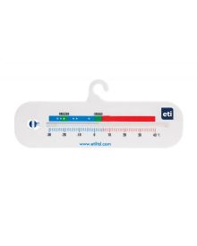 Spirit-Filled Fridge Freezer Thermometer -30°C to +40°C with Colour-Coded Zones