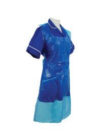 Blue Polythene Apron Heavy Duty 76x147cm Rolls