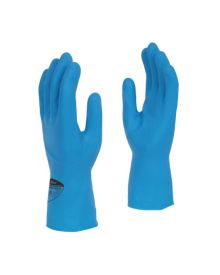 Household Latex Glove Blue Medium