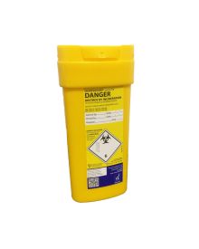 Sharps Disposable Container 0.6L – Compact, Secure & Leak-Resistant Sharps Bin