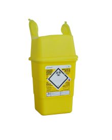 1 Litre Small Disposable Sharps Bin | Safe & Compact Needle Disposal Container
