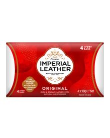 Imperial Leather Original Soap 90g Bar – Classic Fragrance, Moisturising Formula, 4 Pack