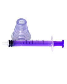 3ml Oral Syringe with Bottle Adaptor – Individually Wrapped | Box of 50