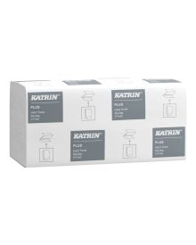 x20 Pks V-Fold Katrin Plus Hand Towel White 1 Ply (x300 Sheets p/p)