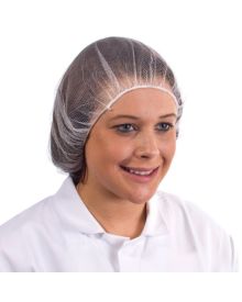 Disposable White Mesh Hair Nets - 10x100 | Food Grade Hair Coverings