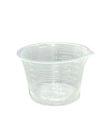 Precision 60ml Measuring Cup – CE Marked, ISO 13485, Graduated Plastic Cups | Pack of 100