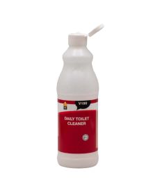 V190 Daily Toilet Cleaner Empty Bottles – 500ml (Box of 6) | Labeled for Safe Dilution