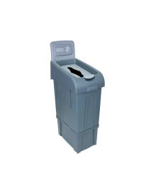 80L Recycling Bin for Food Tins & Drinks Cans – Grey Lid Modular Waste Solution