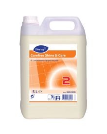 Carefree Shine & Care High Gloss Floor Polish Alcohol Resistant 2x5lt
