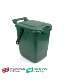 Robert Scott 23L Food Waste Caddy – Recycled Plastic, Lockable, Eco-Friendly Kitchen Compost Bin