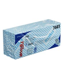 WypAll X50 Critical Clean Blue Cleaning Cloths 7441 – Colour Coded, Food Safe, 50 Wipes