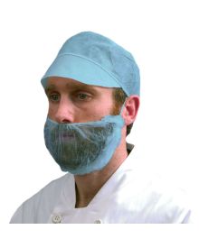 Beard Mask Standard Non-Woven Blue