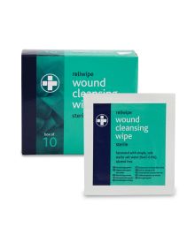 Reliwipe Moist Saline Cleansing Wipes Sterile | Alcohol-Free, Gentle on Skin | Pack of 10
