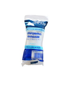 7.5cm x 4m Long Conforming Bandage – Stretchable & Secure Wound Dressing