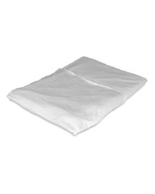 SleepKnit Polycotton Top Sheet Double White