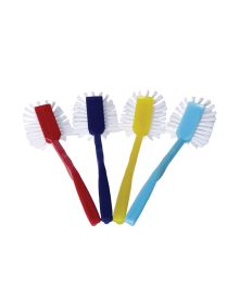 Washing-Up Brush With Scraper Assorted Colours