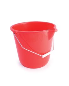 Plastic Homeware Bucket Red 8lt