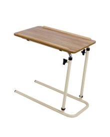 Overbed Table Adjustable With Split Legs