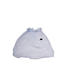 Mesh Laundry Bag Drawstring with ID Tag White 64x84cm