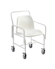 Mobile Shower Chair with 4 Braked Castors