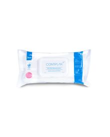 Contiplan All in One Incontinence Cleansing and Moisturising Wipes with Barrier Protection 31x20cm Pack of 25