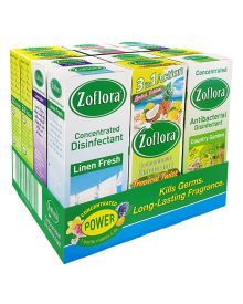 Zoflora Concentrated Disinfectant Assorted Pack 12x120ml