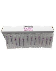 Oral Tip Purple Syringe 0.5ml Sterile Single Use