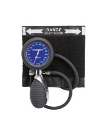 Coral Shock Proof Aneroid Sphygmomanometer Palm Held with Adult Cuff