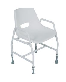 Foxton Stationary Shower Chair Height Adjustable Fixed Arms