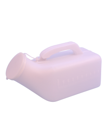 Male Urinal Bottle Plastic, Graduated with Cap 1000ml